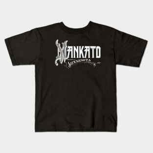 Vintage Mankato, MN Kids T-Shirt